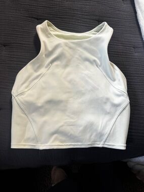 lululemon athletica Cream High-Neck Sports Bra